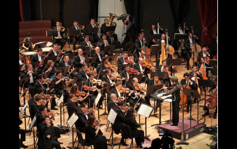 La Orquesta Sinfónica Nacional bautizó a la recepción ''Gala Verdi''. NTX /