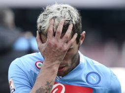 Tras la derrota de la Juve, Nápoles no puede sacar provecho. AFP /