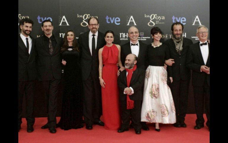 El elenco de de la película ''Blancanieves'' obtuvo 10 de 18 premios Goya. EFE /