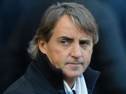El ténico italiano Roberto Mancini, ''el mejor'' de Inglaterra. AFP /