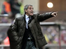 Paco Herrera, a quien este mediodía el presidente de la entidad, Carlos Mouriño, le comunicó telefónicamente su destitución del Celta. EFE /