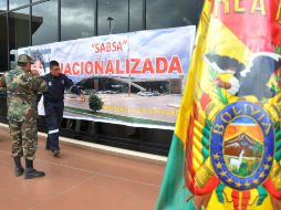 Sabsa es la sexta compañía española que pasa a manos del Estado boliviano en menos de un año. EFE /