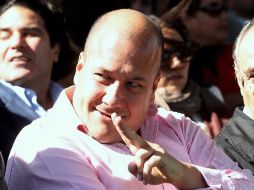 Enrique Alfaro asegura que aún no ha recibido la propuesta ni los términos del “acuerdo por Jalisco”. ARCHIVO /