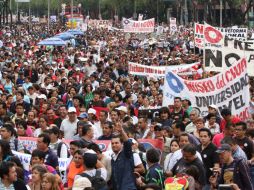 Imagen de una manifestación contra la reforma laboral. ARCHIVO /