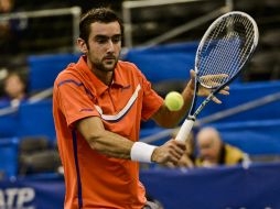 El croata Marin Cilic derrota a  su compatriota Ivan Dodig por 4-6, 6-2 y 6-3. EFE /