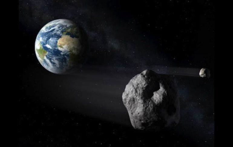 La red láser ideada cambiaría la ruta del cuerpo celeste para alejarlo de la Tierra o impulsarlo hacia el Sol. ESPECIAL /