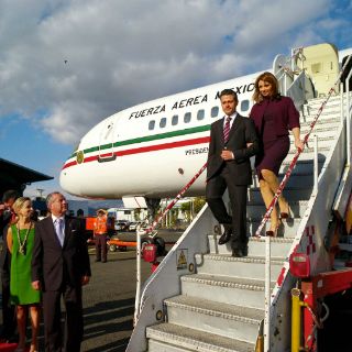 Peña Nieto y su comitiva llegan a Costa Rica