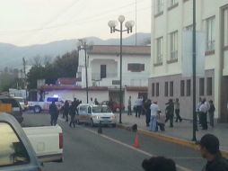 Al lugar llegaron policias estatales y miembros del Ejército mexicano. TOMADA DE @ValorTamaulipas  /