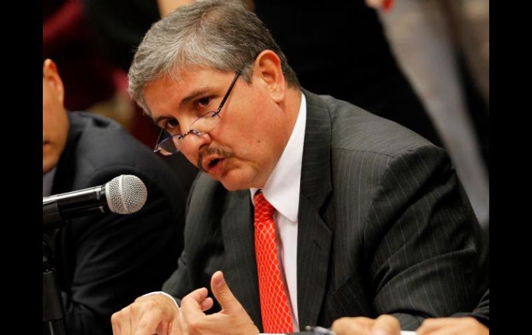 Jaime Martínez Flores, titular de la Seproe, comparece ante diputados.  /