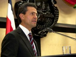 Peña Nieto se encuentra en Costa Rica para participar la Cumbre del Sistema de Integración Centroamericana. NTX /