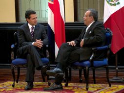 El Presidente se reunió con  el presidente de la Asamblea Legislativa de Costa Rica, Víctor Emilio Granados. NTX /