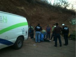 En el camino a la hacienda El Lazo fue encontrado el cuerpo de un hombre que aparenta 35 años. ESPECIAL /