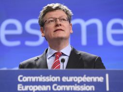 El comisario europeo de Empleo y Asuntos sociales, Laszlo Andor, ofrece una rueda de prensa. EFE /