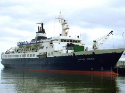 El crucero ruso está a la deriva, con ratas como única tripulación. AFP /