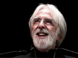 Haneke durante el acto en el que ha recibido la medalla de oro del Círculo de Bellas Artes. NTX /