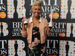 La cantante escocesa Emeli Sandé se consagró como la artista más importante de esta entrega. EFE /