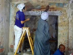 El grupo de investigadores del INAH retiró miles de toneladas de escombro para brindar mayor estabilidad al sepulcro. NTX /