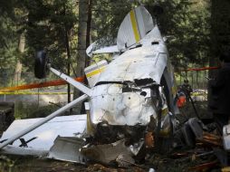 La avioneta cae cerca de la base militar de Santa Lucía. ARCHIVO /