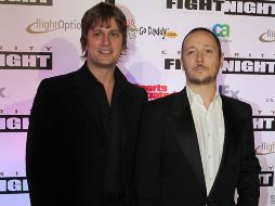 Rob Thomas y Paulo Doucette, integrantes de Matchbox Twenty. ARCHIVO /