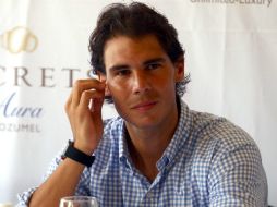 Rafael se encuentra en México previo a su participación en el Abierto de Acapulco. EFE /