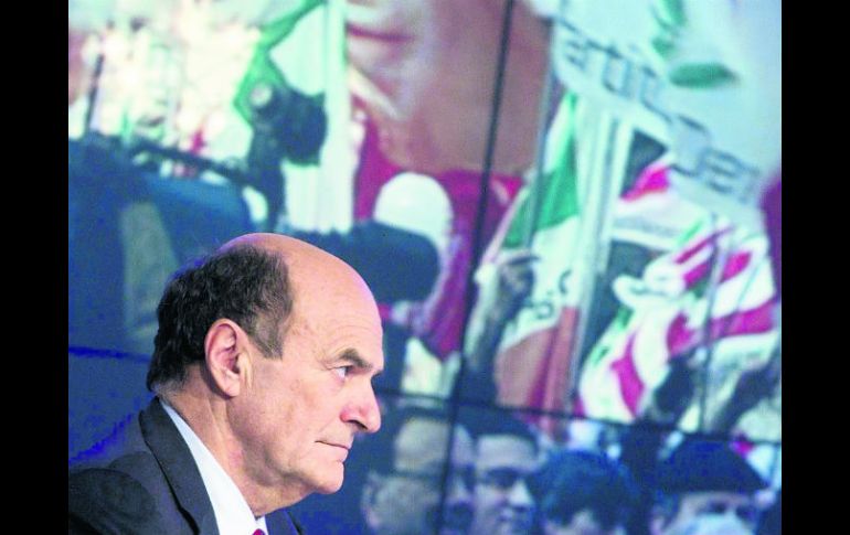 Pierluigi Bersani. Ante los escándalos de Silvio Berlusconi, prometió mayor moralidad pública y privada EFE /