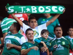 Los aficionados del León 'conquistaron' el Omnilife esta tarde. MEXSPORT /
