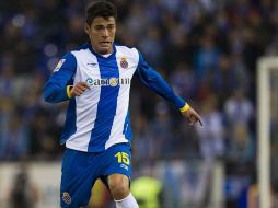 El defensa mexicano Héctor Moreno entrenó al margen del plantel del Espanyol de Barcelona. ESPECIAL /