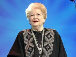 La actriz falleció hoy en su casa a los 87 años de edad ARCHIVO /