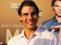 El tenista español indica que su inteción es ayudar a los que más necesitan para tener un ''mundo mejor''. ARCHIVO /