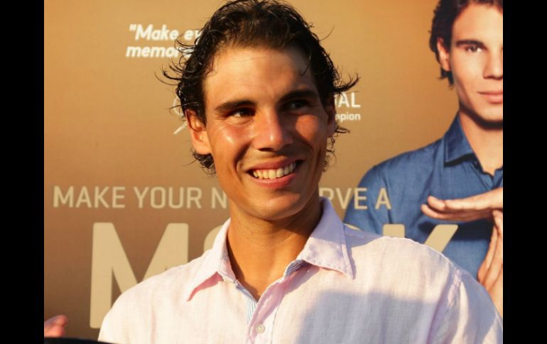 El tenista español indica que su inteción es ayudar a los que más necesitan para tener un ''mundo mejor''. ARCHIVO /