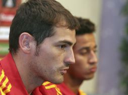 Iker Casillas formó parte del grupo que se desplazó hoy mismo por vía aérea a la Ciudad Condal. ARCHIVO /