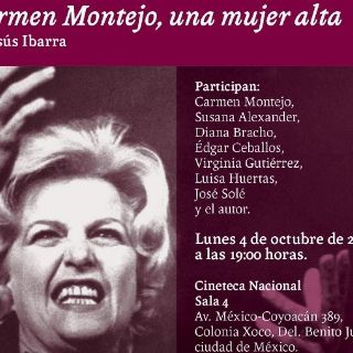 Disponible en algunas librerías ''Carmen Montejo, una mujer alta''