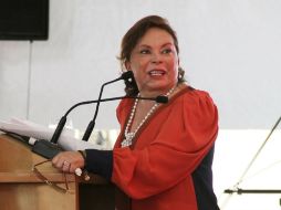 Gordillo fue detenida en el Aeropuerto de Toluca. ARCHIVO /