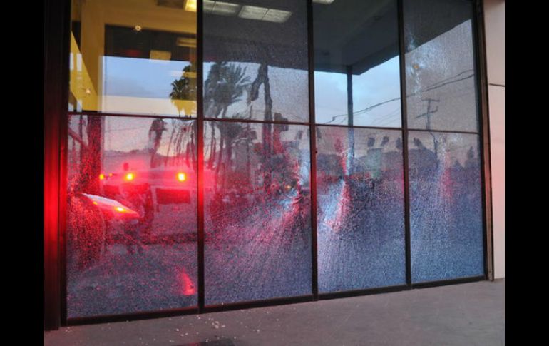 Sujetos armados realizaron 20 disparos contra el edificio. TOMADA DE SITIO OFICIAL.  /