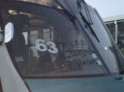 Se han detectado 'únicamente' camiones de la Alianza de Camioneros realizando el cobro de siete pesos.  /