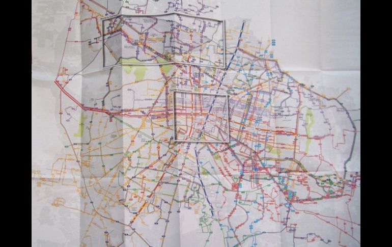 La guía incluye 123 rutas de las más de 200 que circulan en la ZMG.  /