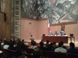 Aspecto de la sesión extraordinaria del Consejo General Universitario de la UdeG.  /