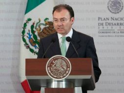 El secretario de Hacienda señala que el Plan Nacional de Desarrollo se presentará en mayo próximo. NTX /