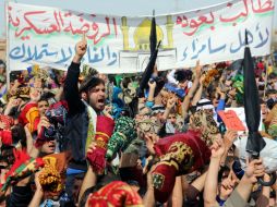 Manifestantes suníes en la ciudad de Ramadi, capital de la provincia occidental de Al Anbar. AFP /