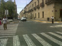 La avenida Hidalgo es de las arterias más afectadas.  /