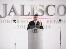 Jorge Aristóteles Sandoval Díaz rindió protesta hoy como gobernador constitucional del Estado de Jalisco.  /