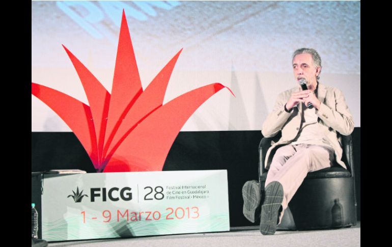 Charla. Trueba habló de las experiencias que lo han marcado como profesional. EL INFORMADOR /