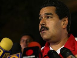 Maduro asegura que Capriles busca el apoyo ''de quienes mandan en la oposición''. AFP /