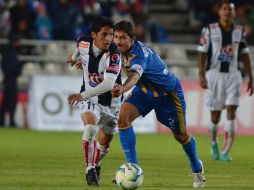 Ángel Reyna anota el gol de la victoria del Pachuca. AFP /