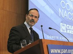 Gustavo Madero, durante la Sesión del Consejo Nacional del PAN. NTX /
