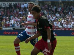 Giovani es el más activo en el partido, sus dos pases culminan en gol. EFE /