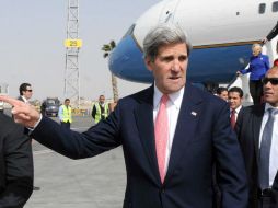 El jefe de la diplomacia estadounidense, John Kerry, realiza una gira por nueve países europeos y de Oriente Medio. EFE /
