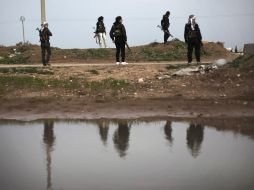 Bloquean el cruce por temor a que se infiltren personas y que la violencia se extienda al lado iraquí de la frontera. AP /