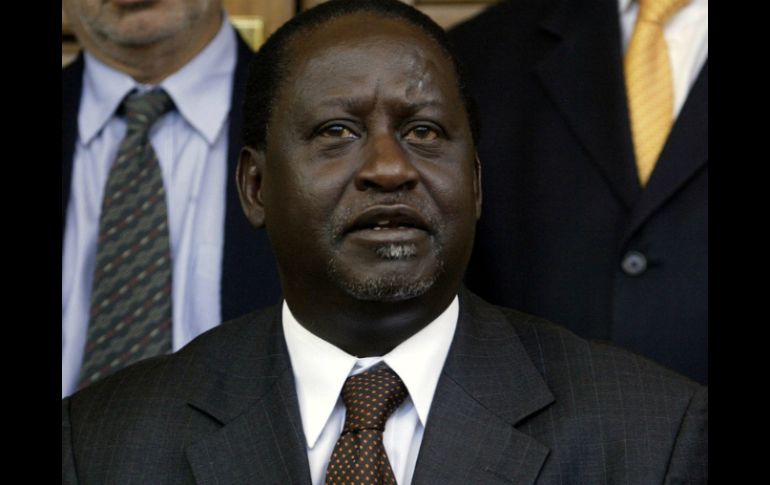 El actual primer ministro Raila Odinga es uno de los principales candidatos presidenciales. ARCHIVO /