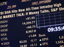 Dow Jones no había superado su máximo desde hace 5 años. AP /